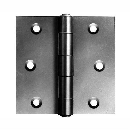 808 Broad Steel Butts; Strong Pattern; Bright Zinc Plated (BZP); 100mm (4