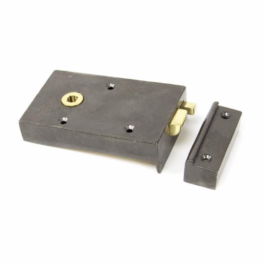 From The Anvil 83575 Bathroom Latch; Left Hand (LH); 128 x 79mm; Iron (IR)
