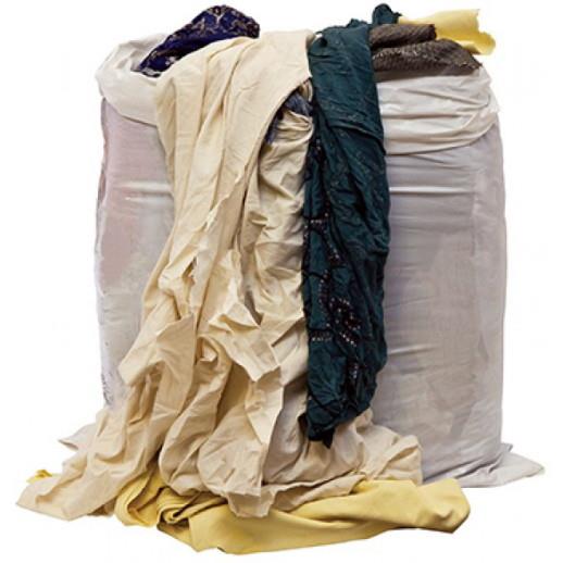 Arctic Rags In A Bag; Coloured Industrial Rags; 10kg Bag
