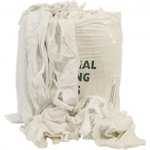 Arctic Rags In A Bag; High Quality White Cotton Rags; 10kg Bag