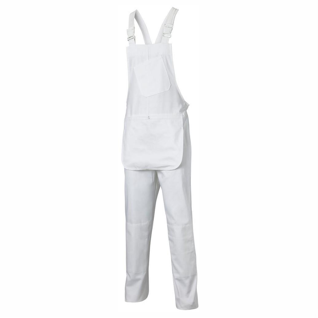 Dickies WD650 Painters Bib and Brace; White (WH); Small (S)
