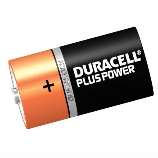 Duracell Plus Power Battery 'D' Cell; Pack (2)