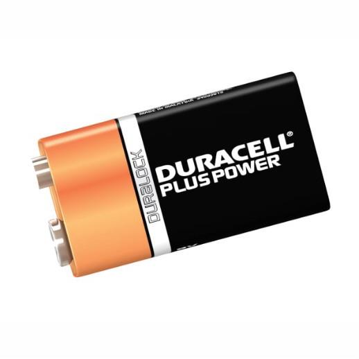 Duracell Plus Power Battery 9 Volt; Pack (1)