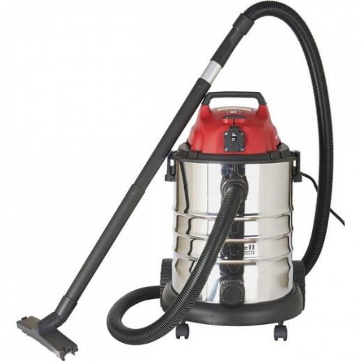 Einhell TEVC1930 SA 30 Litre Wet And Dry Vacuum; 1500 Watt; 240 Volt; Complete With Power Take Off; 23.421.95