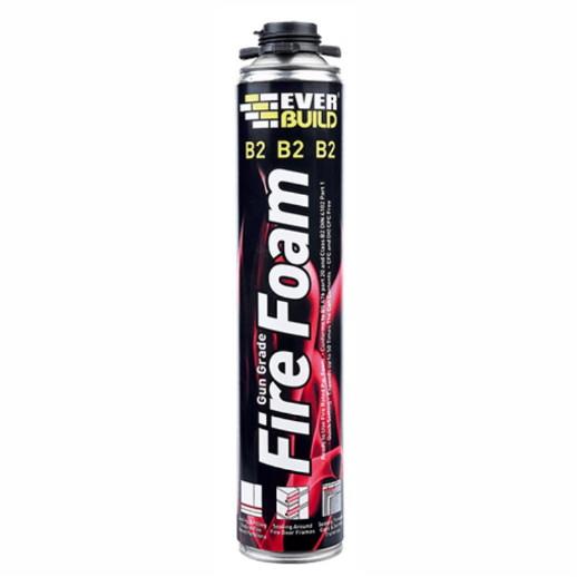 Everbuild Firefoam; Class B2; 750 ml; Gun Grade; Fire Resistant Up To 2 Hours; (Trade Product)