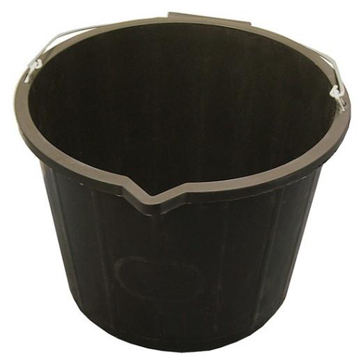 Faithfull FAI3GBUCKET Builders Bucket; Black (BK); 14 Litres (3 Gallon)