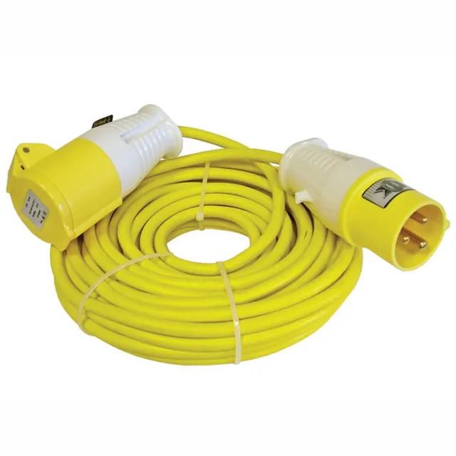 Faithfull FPPTL14ML Trailing Extension Lead; 16 Amp; 110 Volt; 1.5mm Cable; 14 Metre