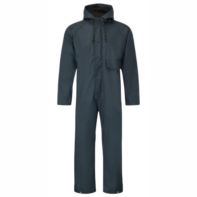 Fortress 320 Flex Coverall; Waterproof Fabric; Welded Seams; Navy (NY); Large (L)