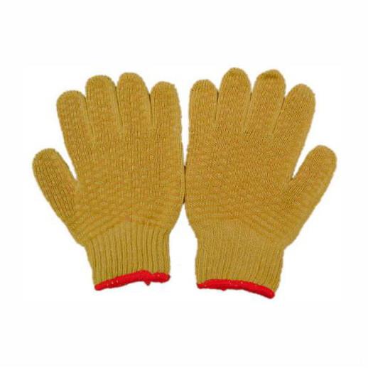 Criss Cross Gloves; Yellow (YEL); Size 10