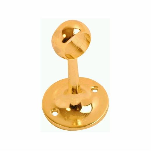 Deluxe Hanging Rail Centre Bracket; Electro Brassed (EB); 25mm (1