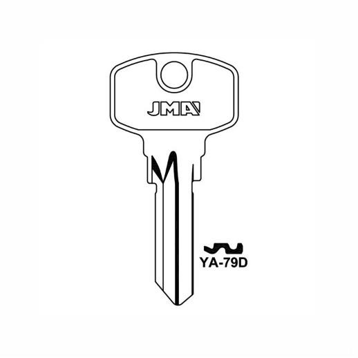 Cut Key; Yale Household Cylinder; (H-16HL)(Silca :YA 89; HD : YAX1; Orion:YAL94)
