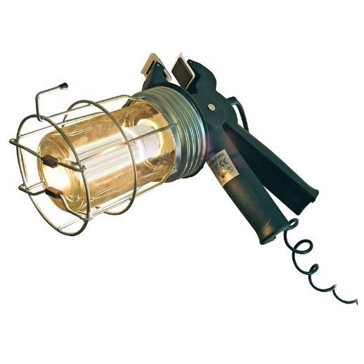 Faithfull FPPSLGRIPL Trailing Gripper Inspection Lamp 5 Metre With Plug; 13 Watt (10 Watt Equivalent); 110 Volt