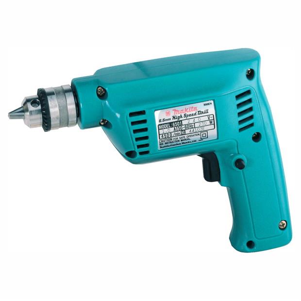 Makita 6501 Rotary Drill; 230 Watt; Max. 6.5mm In Steel; 9mm In Wood; 240 Volt