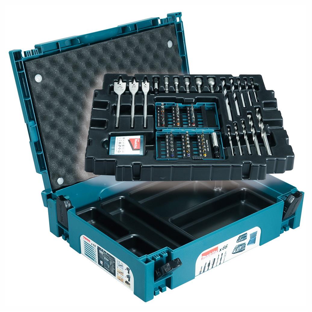 Makita B-43044 66 Piece Bit Set In MAKPAC Case