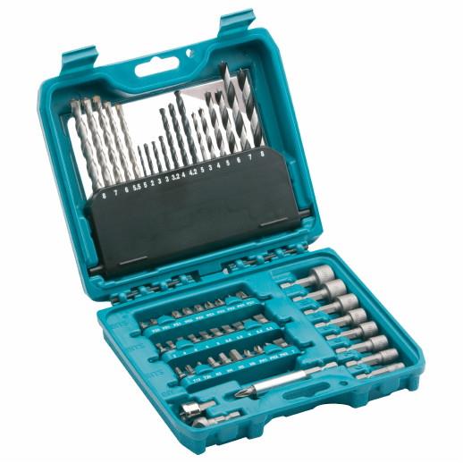 Makita P-90358 60 Piece Pro Power Tool Accessory Kit; In A Plastic Case