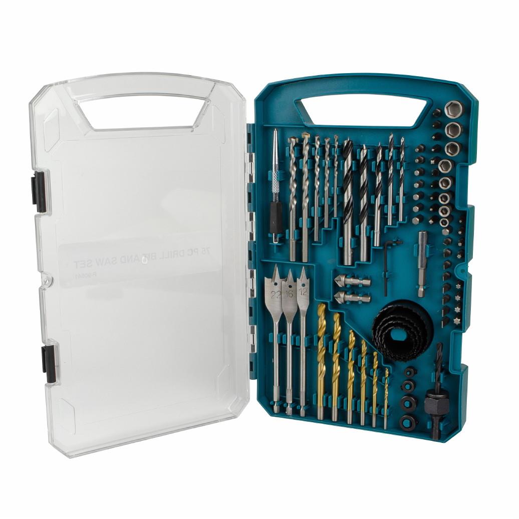 Makita P-90641 75 Piece Combination Kit; Supplied In Carry Case