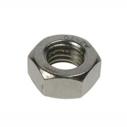 Hex Full Nut; A2 Stainless Steel (SS); DIN 934; M16