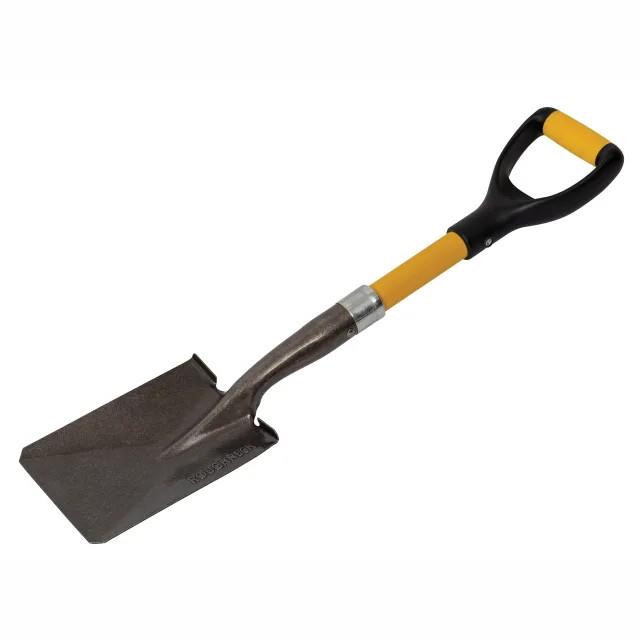 Roughneck 68-006 Micro Square Shovel; Fibreglass Shaft; D-Grip Handle; Overall Length 685mm (27")