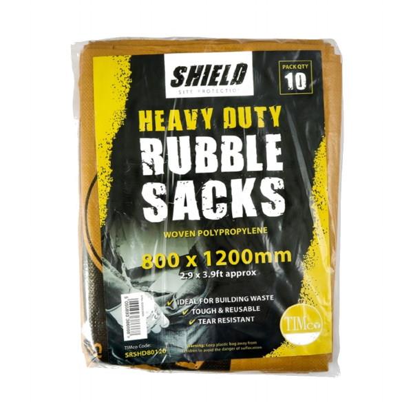 Shield Rubble Bag; Woven; 80 x 120cm; Pack (10)