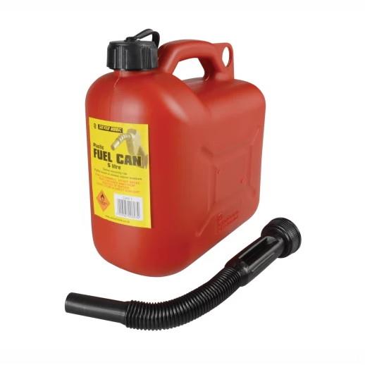 Silverhook CAN1 Leaded Petrol Can & Spout; Red (RD); 5 Litre