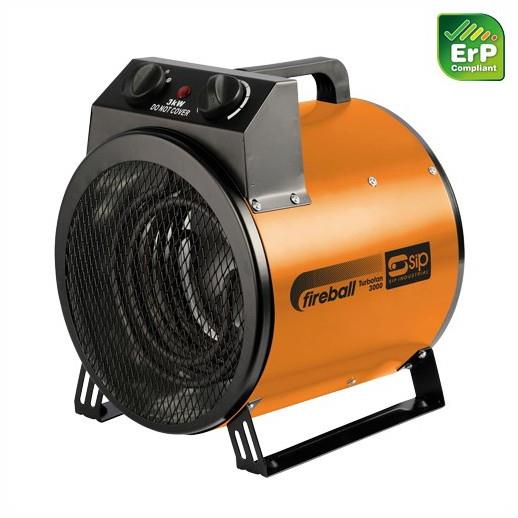 SIP 09160 Fireball Turbofan 3000; 240 Volt Heater; 2 Function; 10,200 BTU/hr On 3kw Output; Conventional Fan Setting
