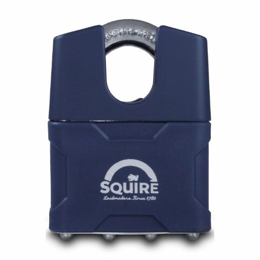 Squire CP50CS Combination Padlock; 50mm Rustproof Body; 4 Wheel; Closed Shackle; Security Rating 6 (@Home)