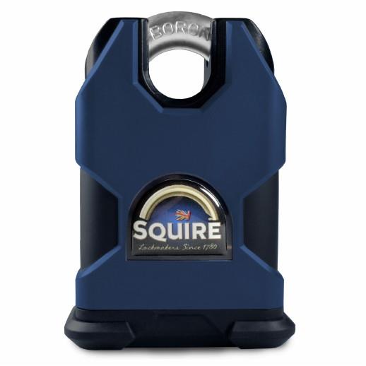 Squire SS50CS Solid Steel Stronghold Padlock; 50mm Body;  Closed Shackle; LPCB Level 2; CEN 4; Security Rating 9; 6 Pin