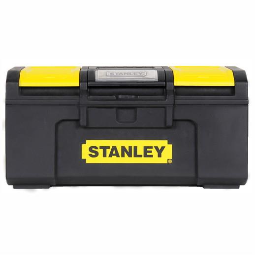 Stanley 1-79-216 One Touch Toolbox; With Storage Compartments In Lid; Removable Tool Tray; 40cm (16