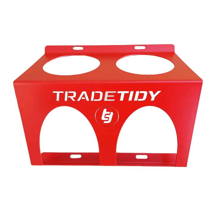 TradeTidy GCR Glass Cleaner Holder; Red (RD)