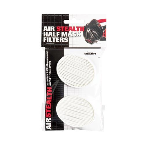 Trend Stealth/1; Air Stealth Half Mask Respirator Replacement Filters P3(R) Rated; Pair Pack