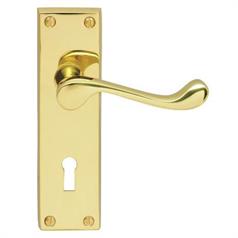 Polished Brass Levers On Plate