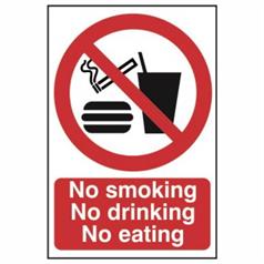 No Smoking And Prohibition Signs