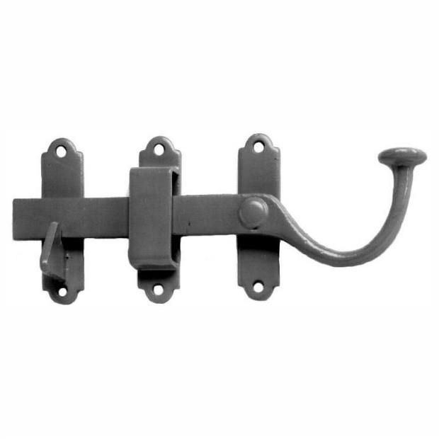 Surface Gate Latch; Right Hand (RH); Epoxy Black (EXB)(BK); 178mm (7