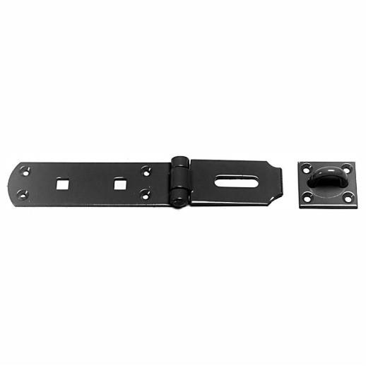 149H Heavy Hasp And Staple; Epoxy Black (EXB)(BK); 200mm (8