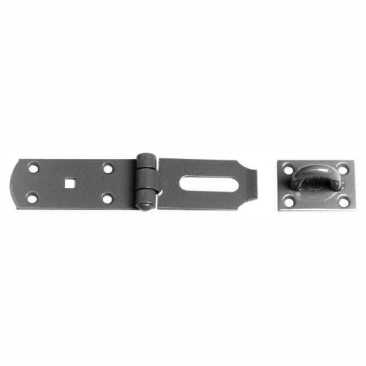 149M Medium Hasp And Staple; Epoxy Black (EXB)(BK); 200mm (8