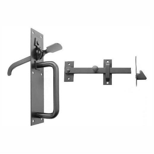 20-4 Suffolk Latch; Medium; Epoxy Black (EXB)(BK)