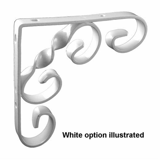 244 Ornamental Scroll Shelf Bracket; 100mm (4