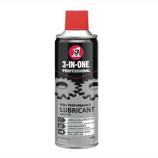 3 in 1 Professional High Performance Lubricant Spray; 400 ml