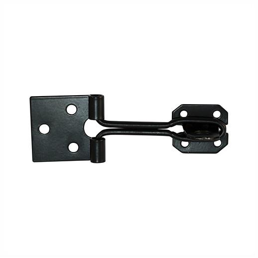 610 Wire Hasp & Staple; Epoxy Black (EXB)(BK); 75mm (3