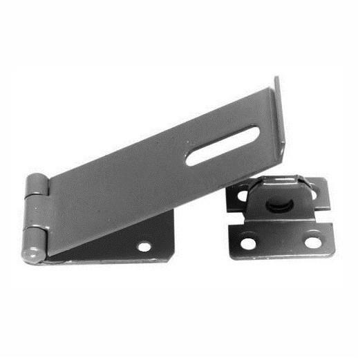 617 Safety Hasp And Staple; Epoxy Black (EXB)(BK); 75mm (3