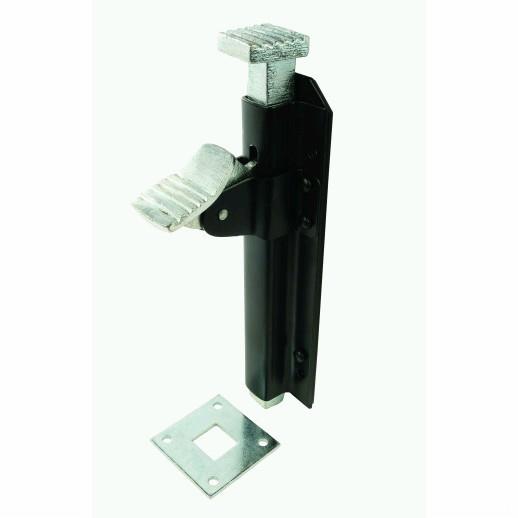 68 Foot Operated Door Bolt; Black (BK); 200mm (8