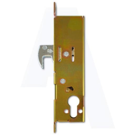 Adams Rite MS2200 Mortice Deadlock Euro Profile Hooklock Case; Hook Bolt; 25mm Backset; Satin Anodised Aluminium (SAA)