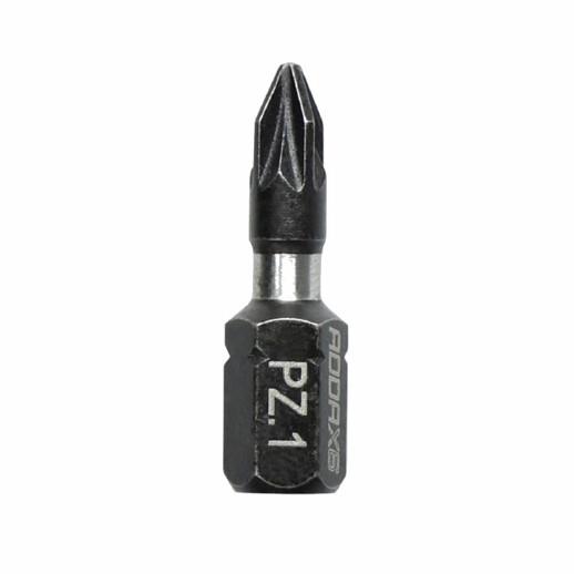 Addax 1PZ25X6 Pozi Impact Screwdriver Bits; 1/4