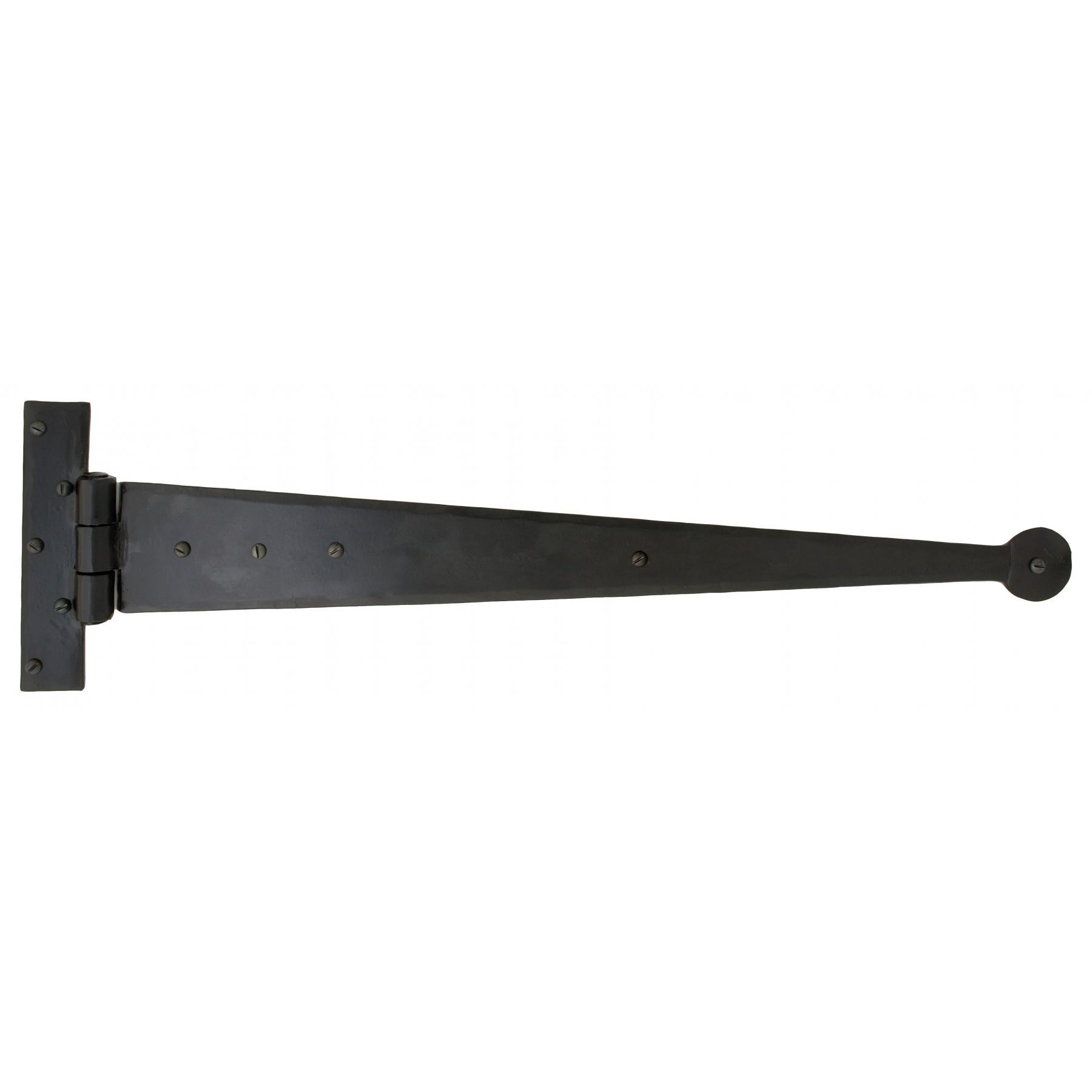 From The Anvil 33009 'T' Hinges; 18"; Powder Coated Black (BK)