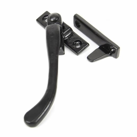 From The Anvil 33023 Night Vent Peardrop Casement Fastener; Left Hand (LH); Locking; Black (BK)