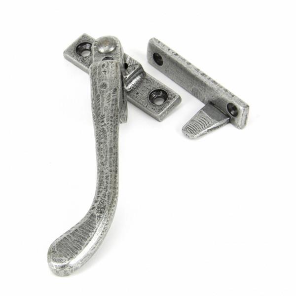 From The Anvil 33025 Night Vent Peardrop Casement Fastener; Left Hand (LH); Locking; Pewter (PE)