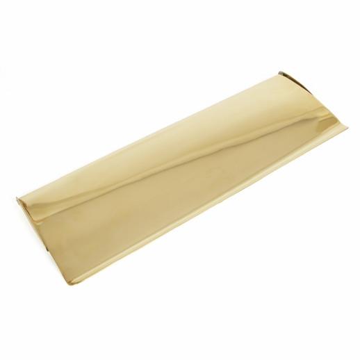 From The Anvil 33051 Large Interior Cast Letter Plate Cover; 355 x 127mm; Polished Brass (PB)