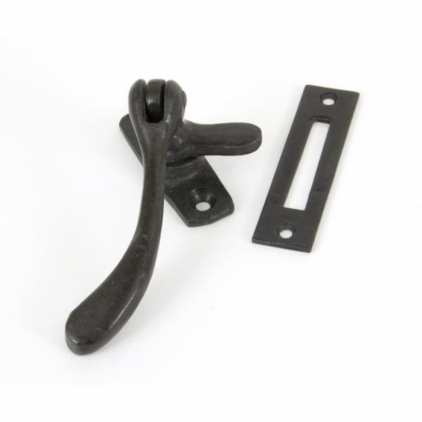 From The Anvil 33140 Peardrop Window Fastener; Reversible; Mortice Plate; Beeswax (BW)