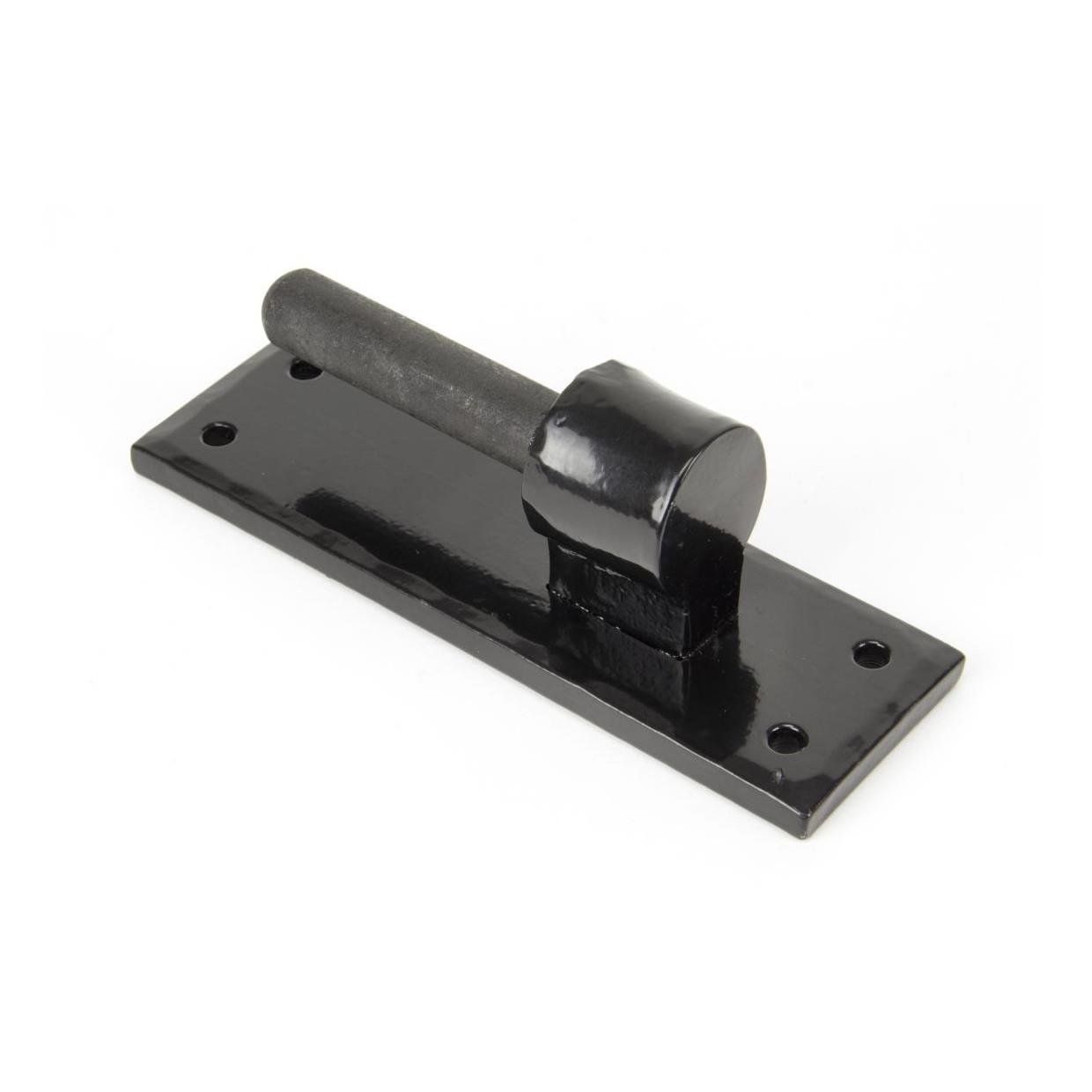 From The Anvil Hook On Plate; As Supplied With 33234 Hook & Band Hinges; Powder Coated Black (BK)