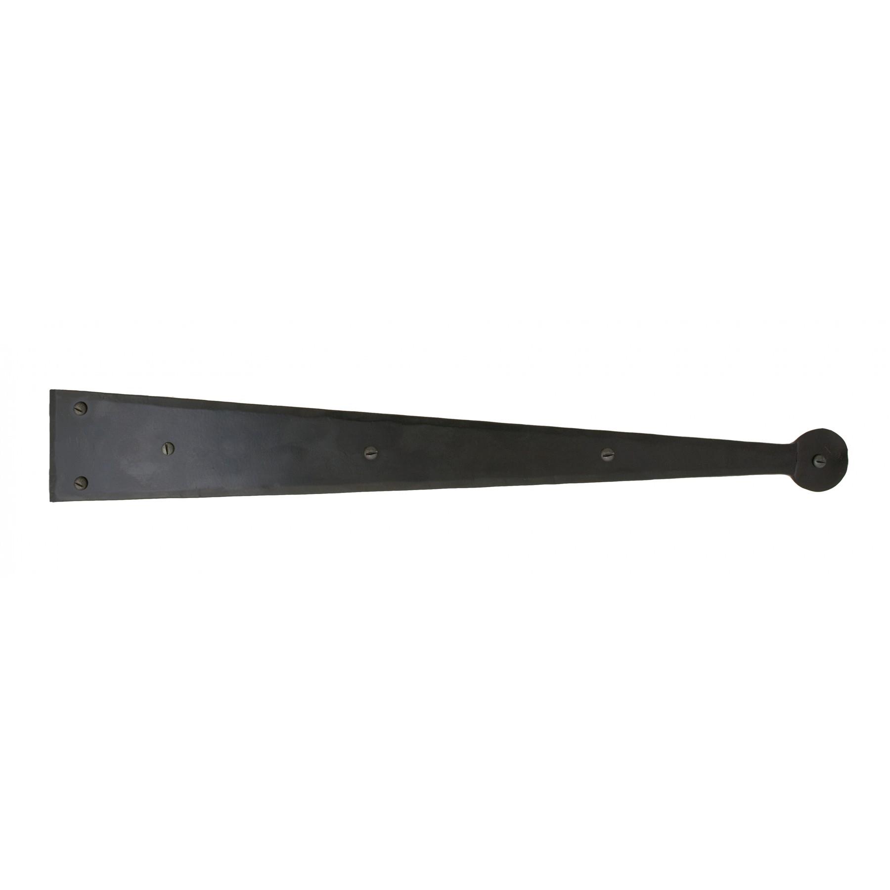 From The Anvil 33239 Hinge Front; Powder Coated Black (BK); 24"